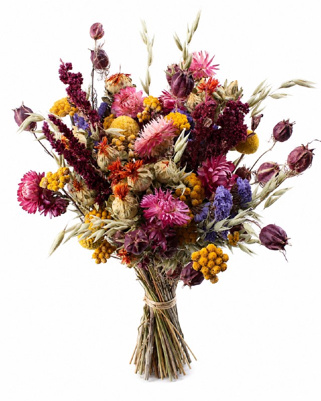 Picture of Dried Flower Bouquet Mix 38cm 100g
